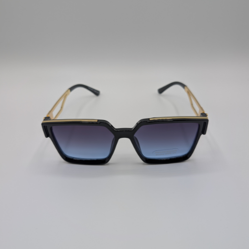 Oversized "Purple/Gold" Frame Sunglasses