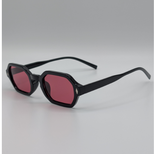 Retro "Red" Black Frame Sunglasses